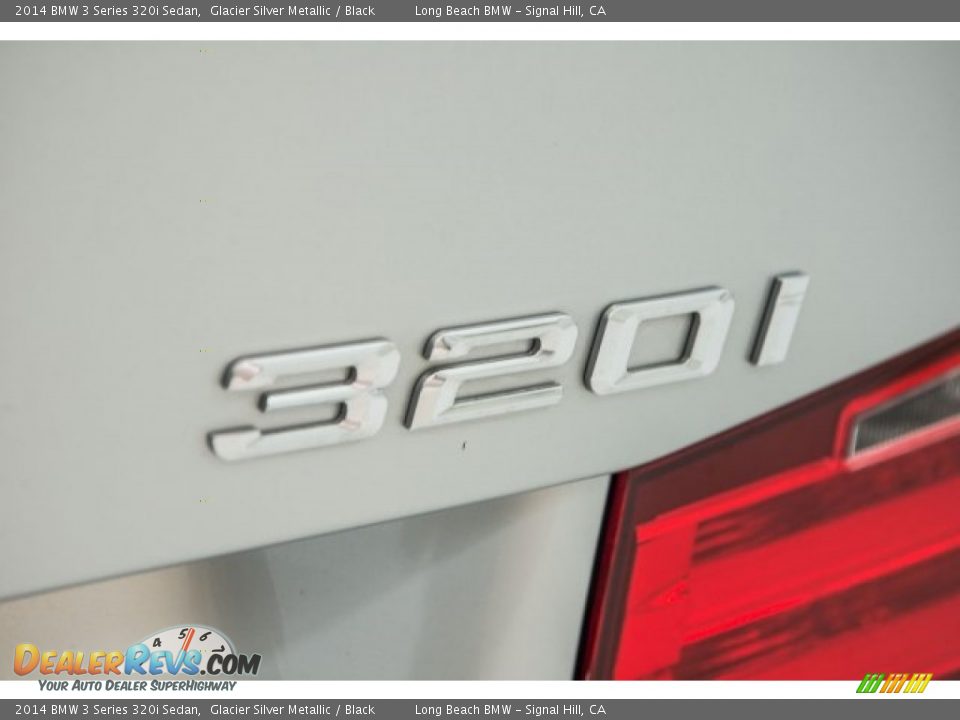 2014 BMW 3 Series 320i Sedan Glacier Silver Metallic / Black Photo #7