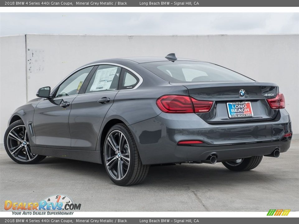 2018 BMW 4 Series 440i Gran Coupe Mineral Grey Metallic / Black Photo #3