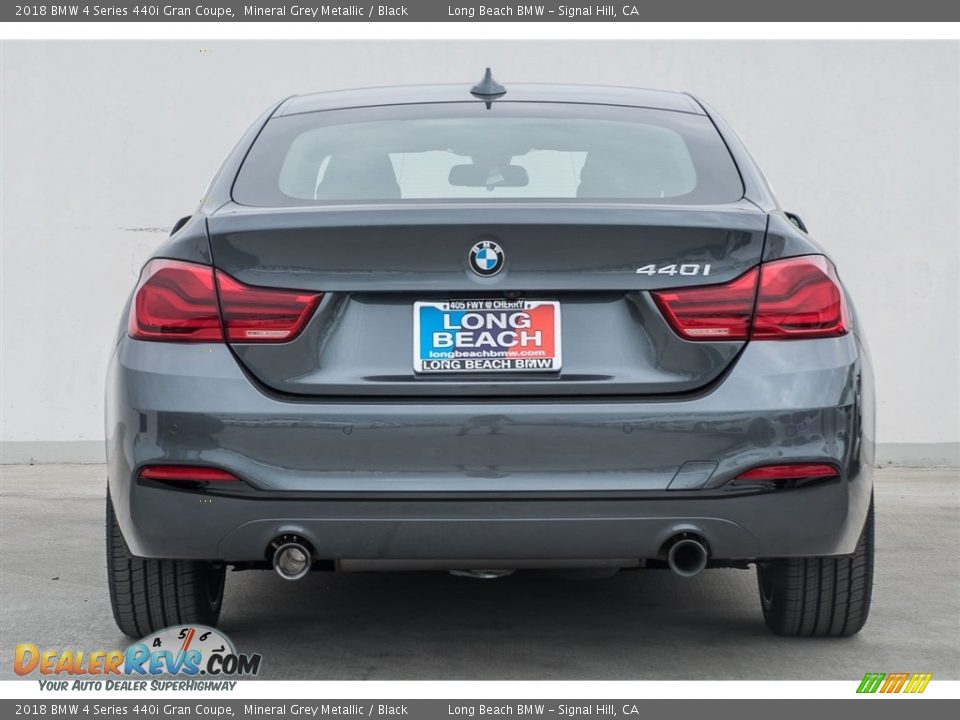 2018 BMW 4 Series 440i Gran Coupe Mineral Grey Metallic / Black Photo #4