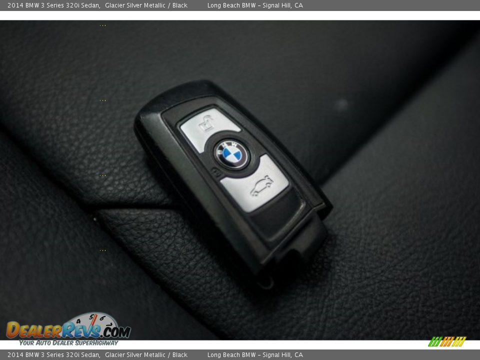 2014 BMW 3 Series 320i Sedan Glacier Silver Metallic / Black Photo #11