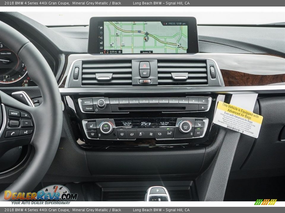 2018 BMW 4 Series 440i Gran Coupe Mineral Grey Metallic / Black Photo #6