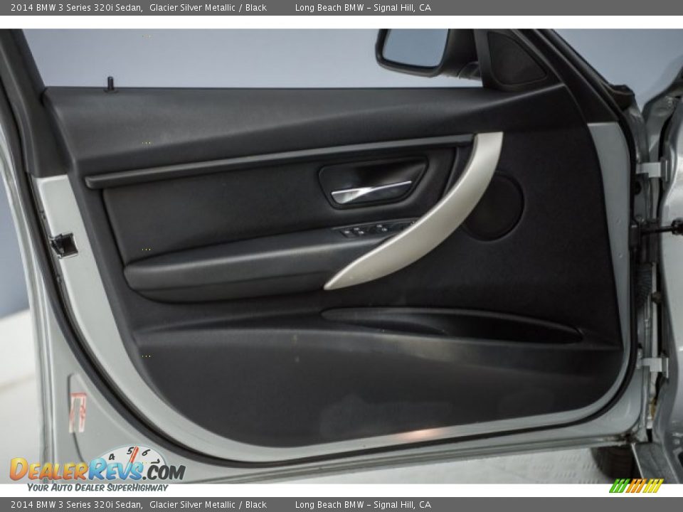 2014 BMW 3 Series 320i Sedan Glacier Silver Metallic / Black Photo #18