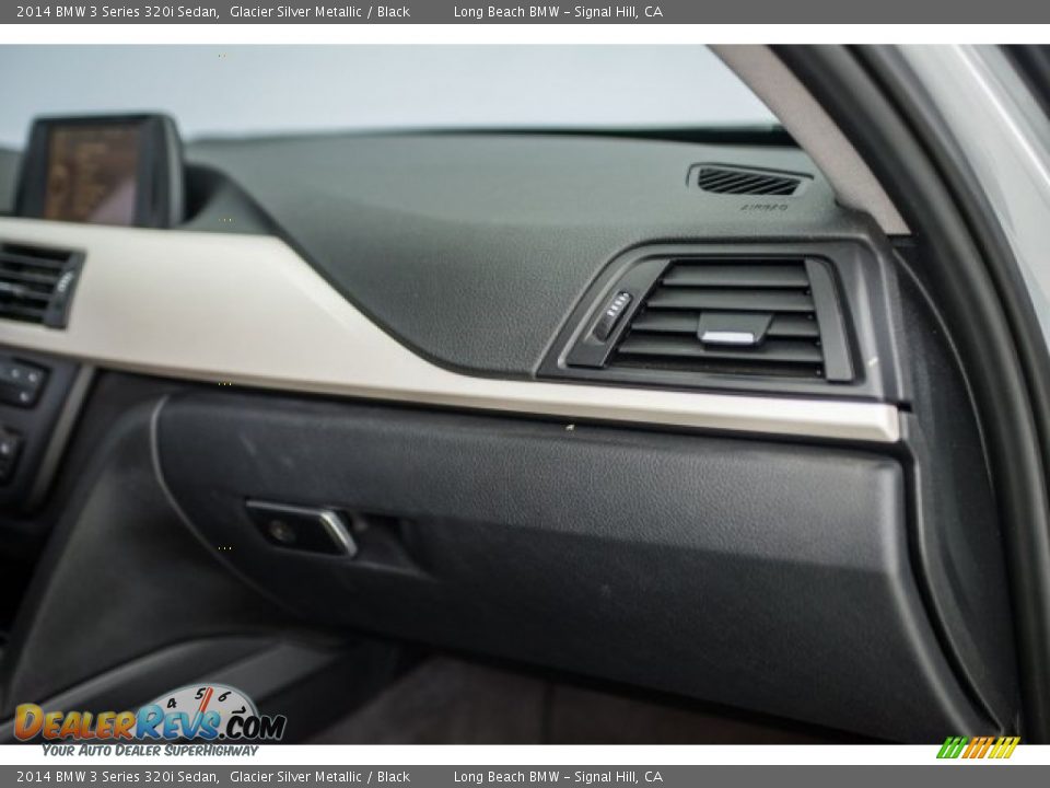 2014 BMW 3 Series 320i Sedan Glacier Silver Metallic / Black Photo #21