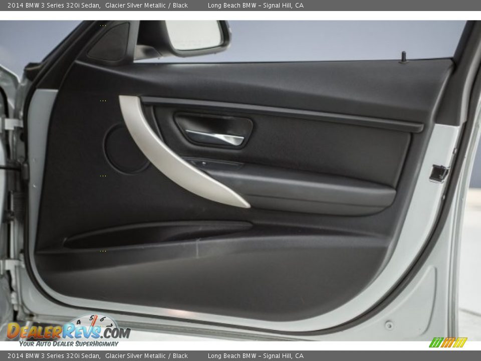 2014 BMW 3 Series 320i Sedan Glacier Silver Metallic / Black Photo #22