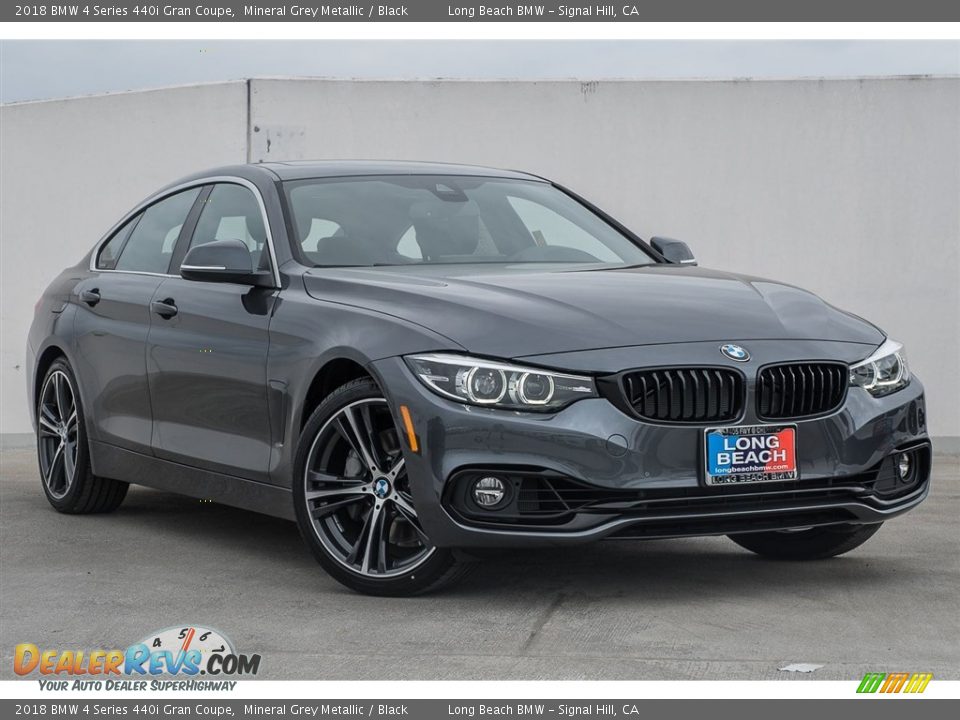 2018 BMW 4 Series 440i Gran Coupe Mineral Grey Metallic / Black Photo #12