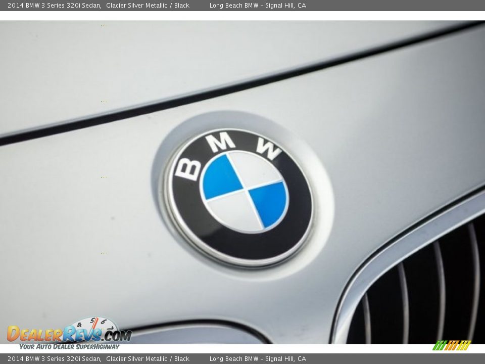 2014 BMW 3 Series 320i Sedan Glacier Silver Metallic / Black Photo #24