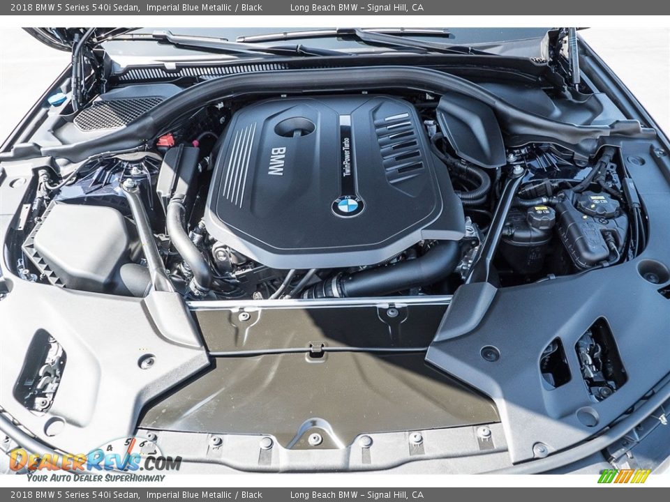 2018 BMW 5 Series 540i Sedan 3.0 Liter DI TwinPower Turbocharged DOHC 24-Valve VVT Inline 6 Cylinder Engine Photo #8