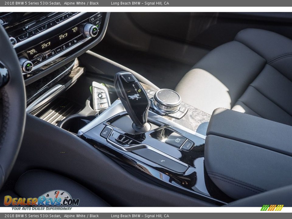 2018 BMW 5 Series 530i Sedan Alpine White / Black Photo #6