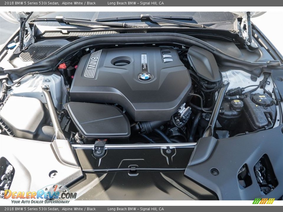 2018 BMW 5 Series 530i Sedan Alpine White / Black Photo #7