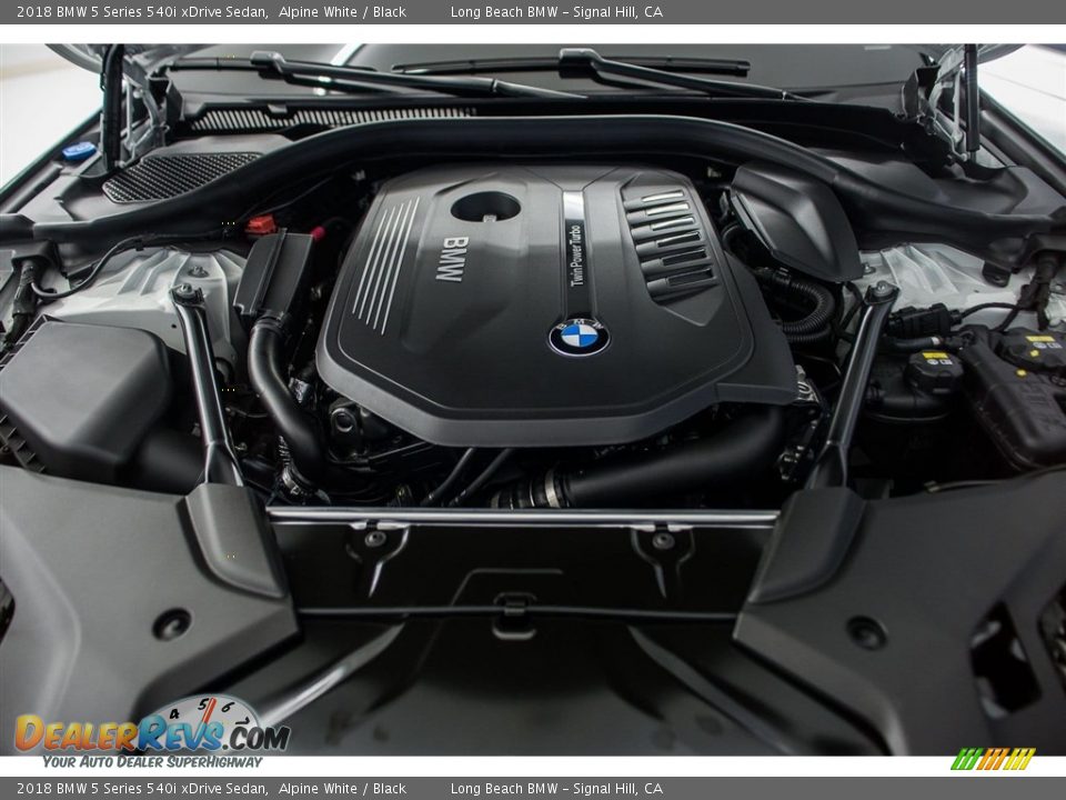 2018 BMW 5 Series 540i xDrive Sedan 3.0 Liter DI TwinPower Turbocharged DOHC 24-Valve VVT Inline 6 Cylinder Engine Photo #8