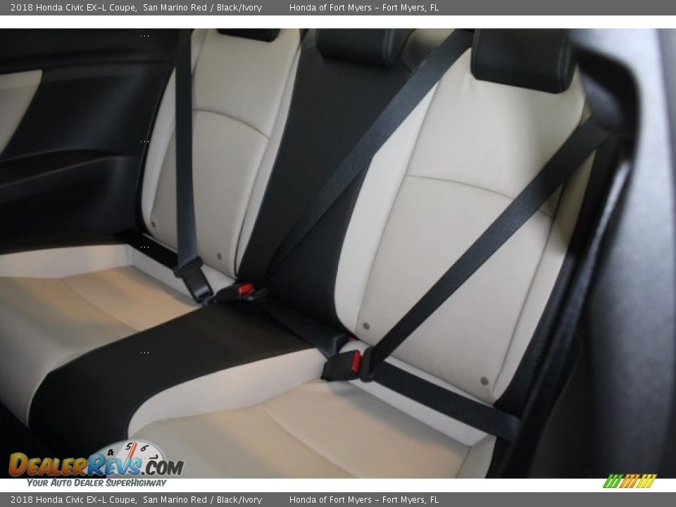 Rear Seat of 2018 Honda Civic EX-L Coupe Photo #20