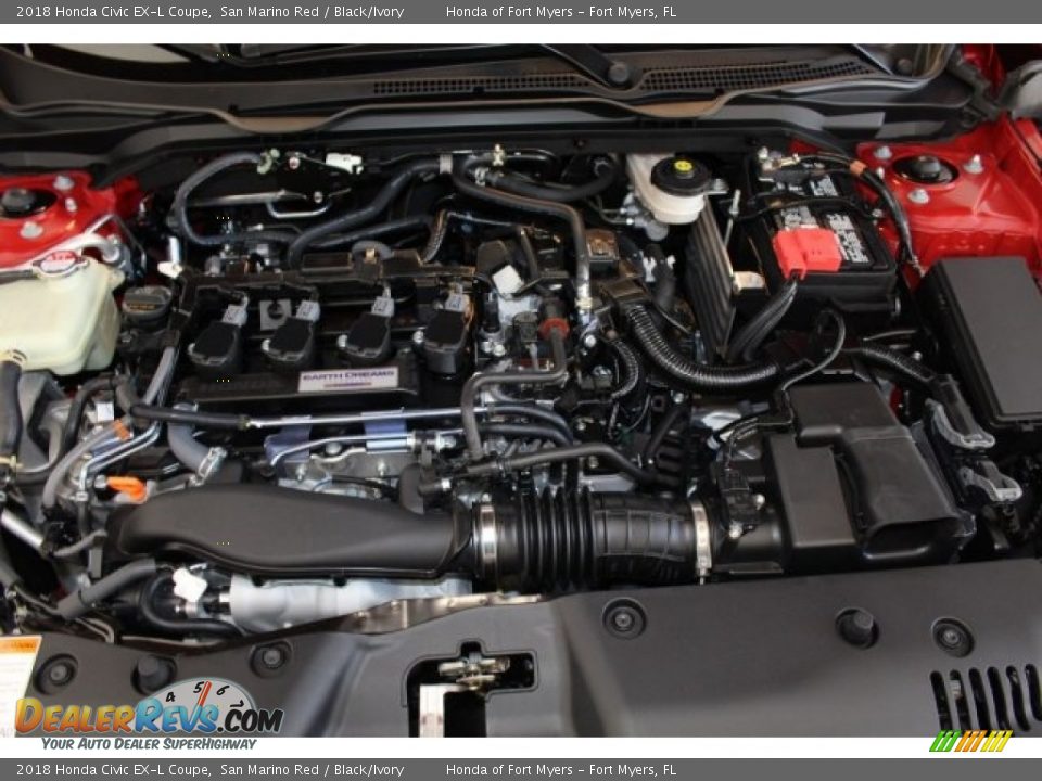 2018 Honda Civic EX-L Coupe 1.5 Liter Turbocharged DOHC 16-Valve 4 Cylinder Engine Photo #23