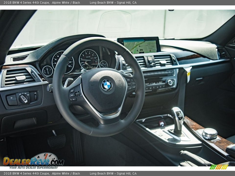 2018 BMW 4 Series 440i Coupe Alpine White / Black Photo #5