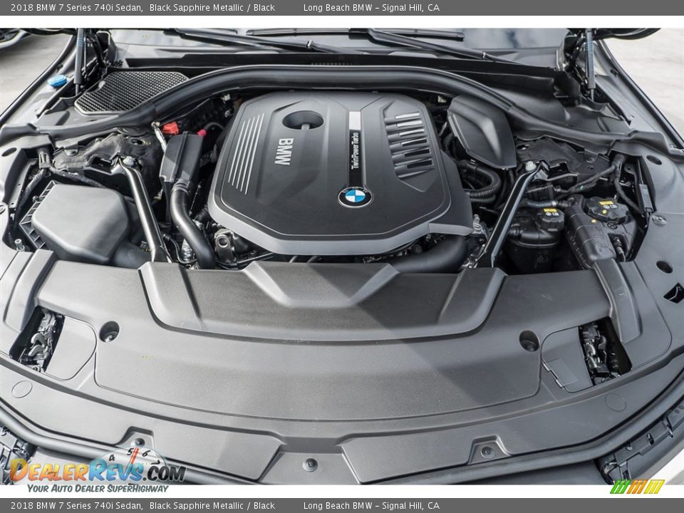 2018 BMW 7 Series 740i Sedan Black Sapphire Metallic / Black Photo #9