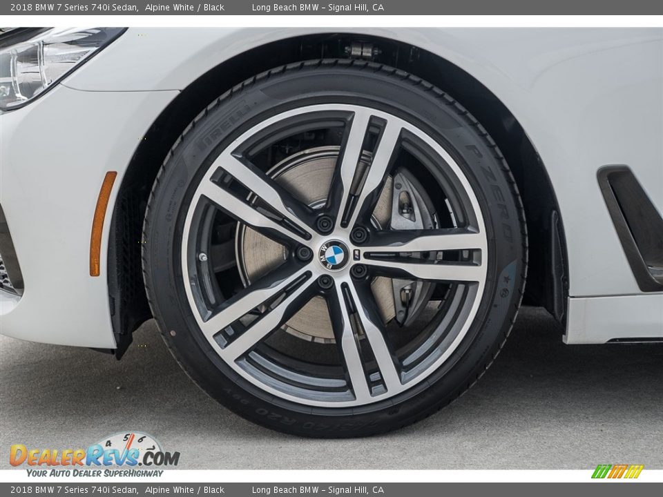 2018 BMW 7 Series 740i Sedan Alpine White / Black Photo #9