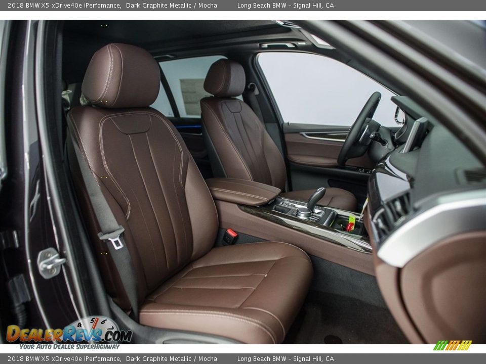 2018 BMW X5 xDrive40e iPerfomance Dark Graphite Metallic / Mocha Photo #2