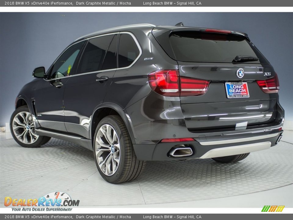 2018 BMW X5 xDrive40e iPerfomance Dark Graphite Metallic / Mocha Photo #4