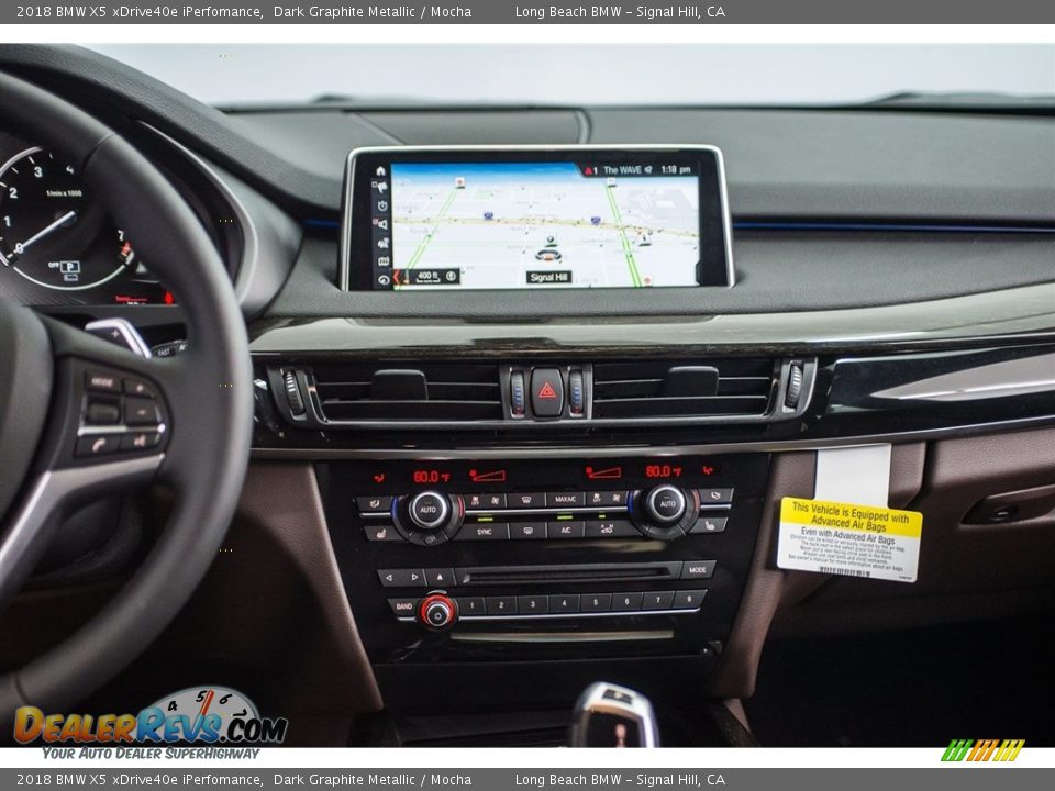 2018 BMW X5 xDrive40e iPerfomance Dark Graphite Metallic / Mocha Photo #5