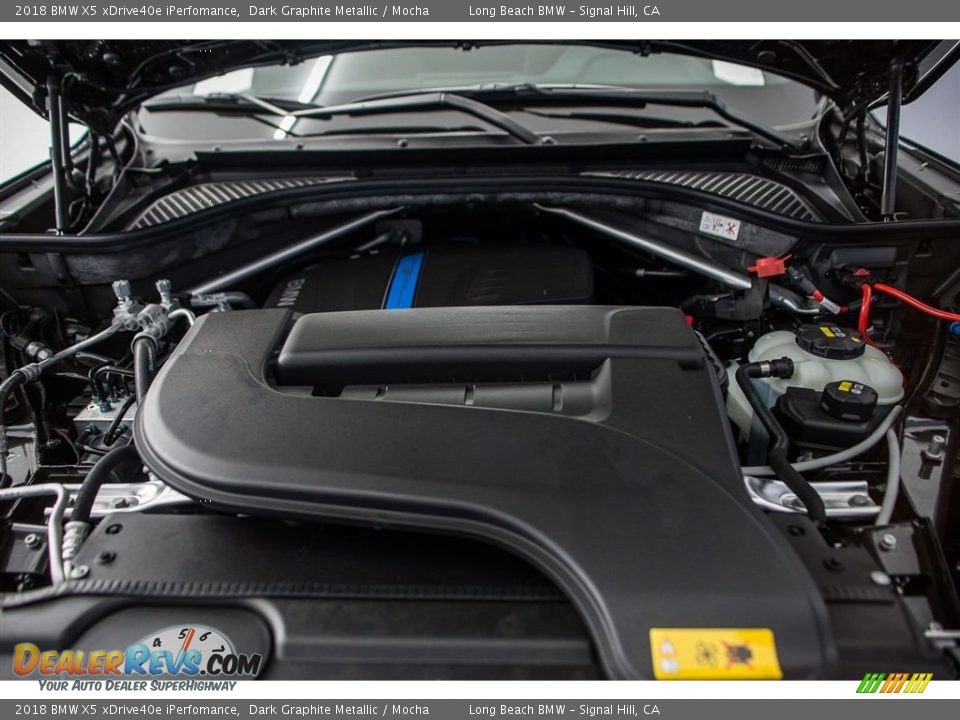 2018 BMW X5 xDrive40e iPerfomance Dark Graphite Metallic / Mocha Photo #8