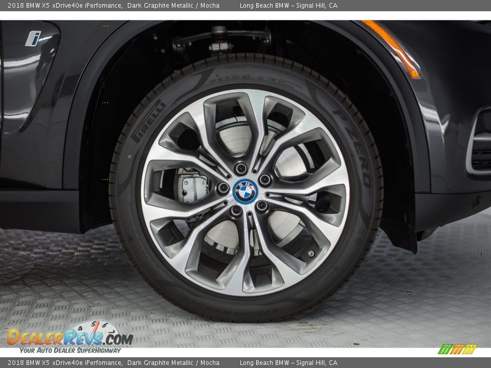 2018 BMW X5 xDrive40e iPerfomance Dark Graphite Metallic / Mocha Photo #9