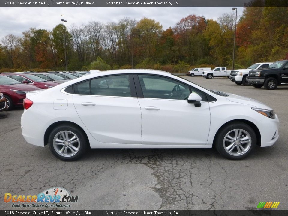 2018 Chevrolet Cruze LT Summit White / Jet Black Photo #6