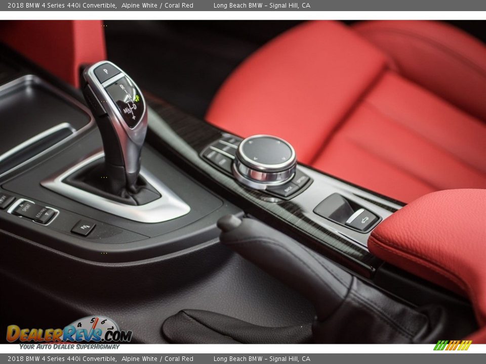 2018 BMW 4 Series 440i Convertible Alpine White / Coral Red Photo #7