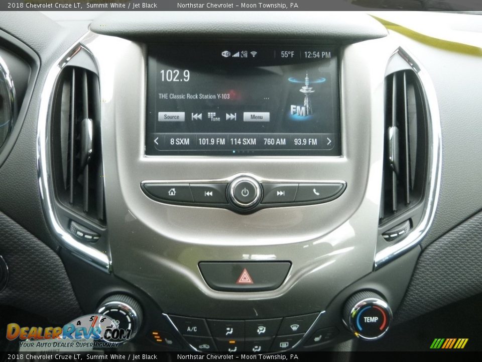 2018 Chevrolet Cruze LT Summit White / Jet Black Photo #18