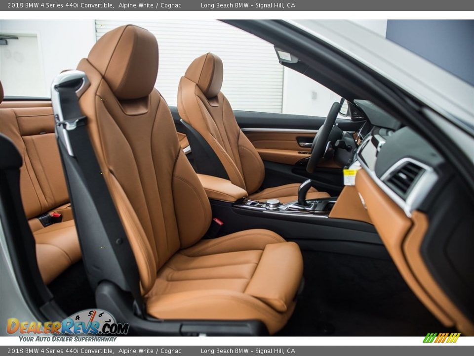 Cognac Interior - 2018 BMW 4 Series 440i Convertible Photo #2
