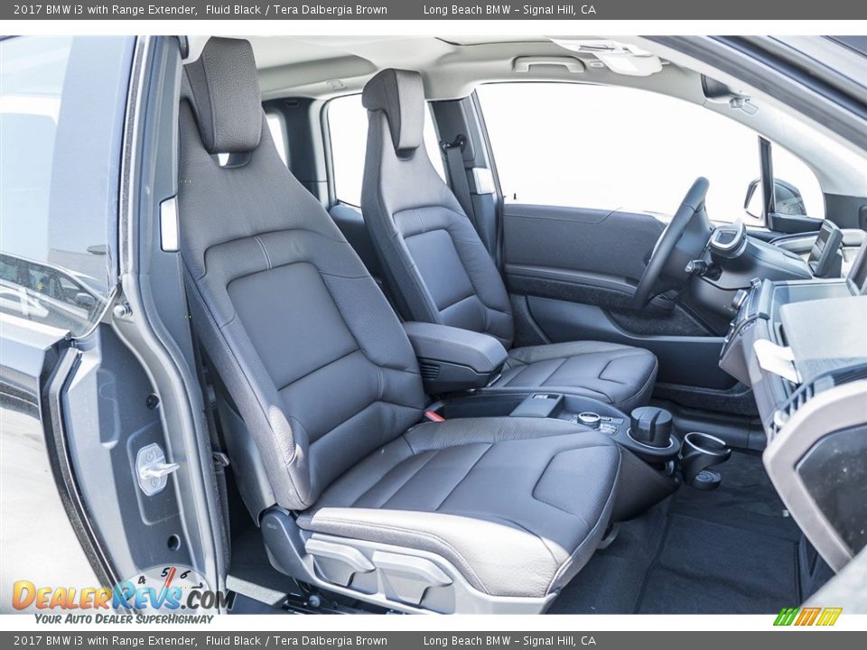 2017 BMW i3 with Range Extender Fluid Black / Tera Dalbergia Brown Photo #2