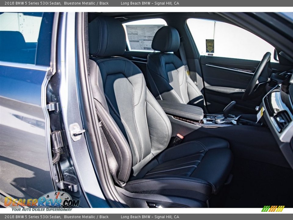 2018 BMW 5 Series 530i Sedan Bluestone Metallic / Black Photo #2