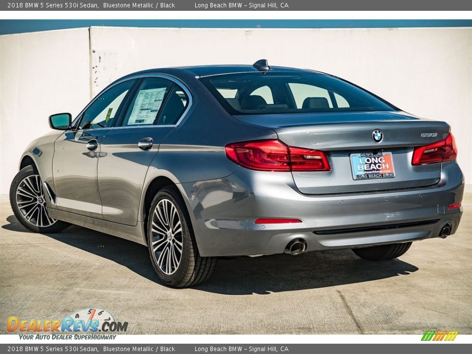 2018 BMW 5 Series 530i Sedan Bluestone Metallic / Black Photo #3