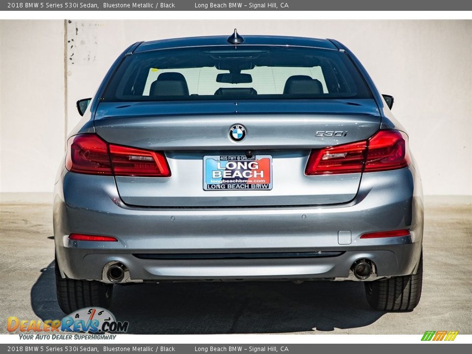 2018 BMW 5 Series 530i Sedan Bluestone Metallic / Black Photo #4