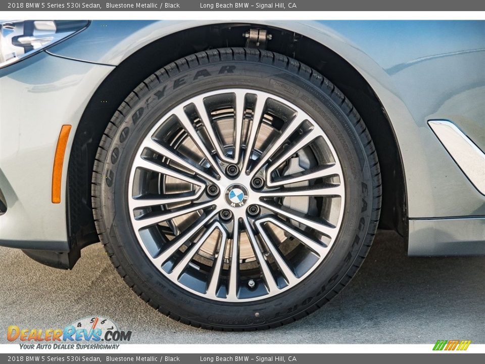 2018 BMW 5 Series 530i Sedan Bluestone Metallic / Black Photo #9