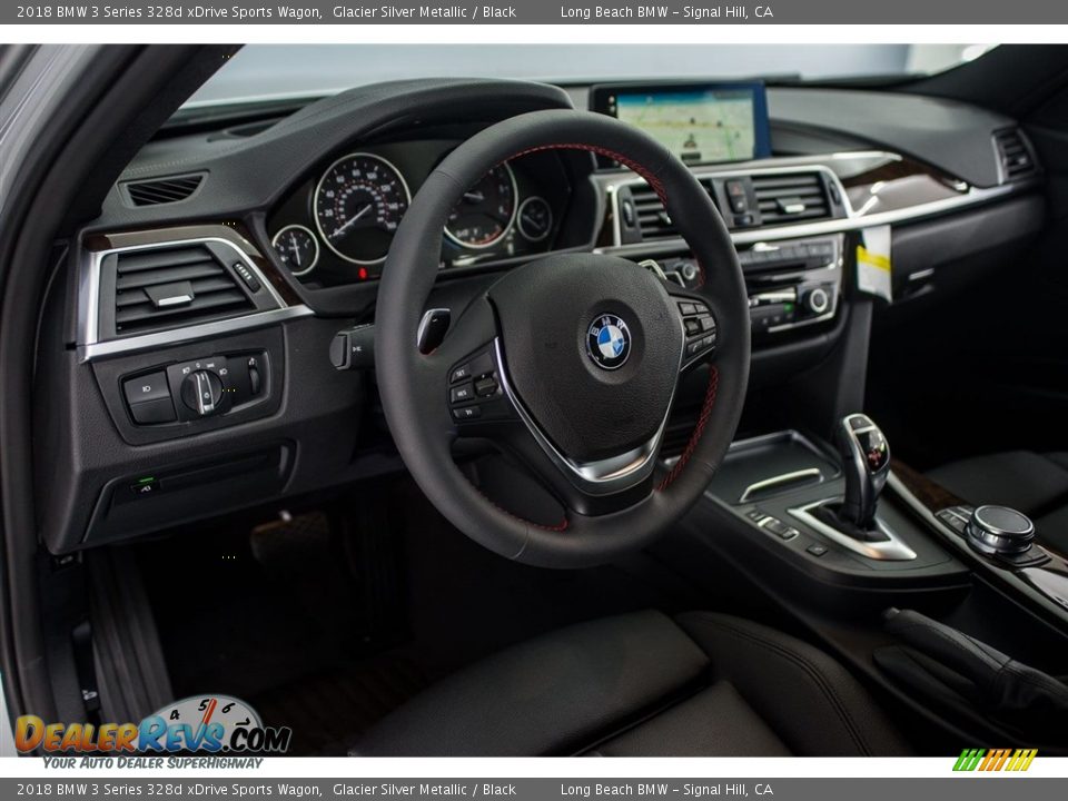 Dashboard of 2018 BMW 3 Series 328d xDrive Sports Wagon Photo #6