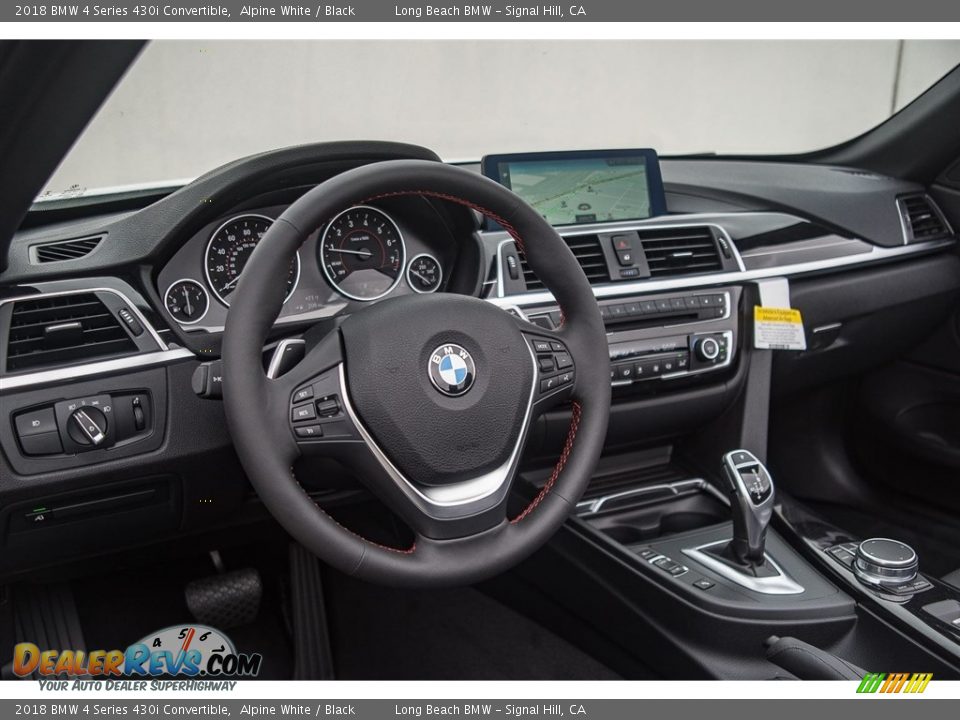 2018 BMW 4 Series 430i Convertible Alpine White / Black Photo #5