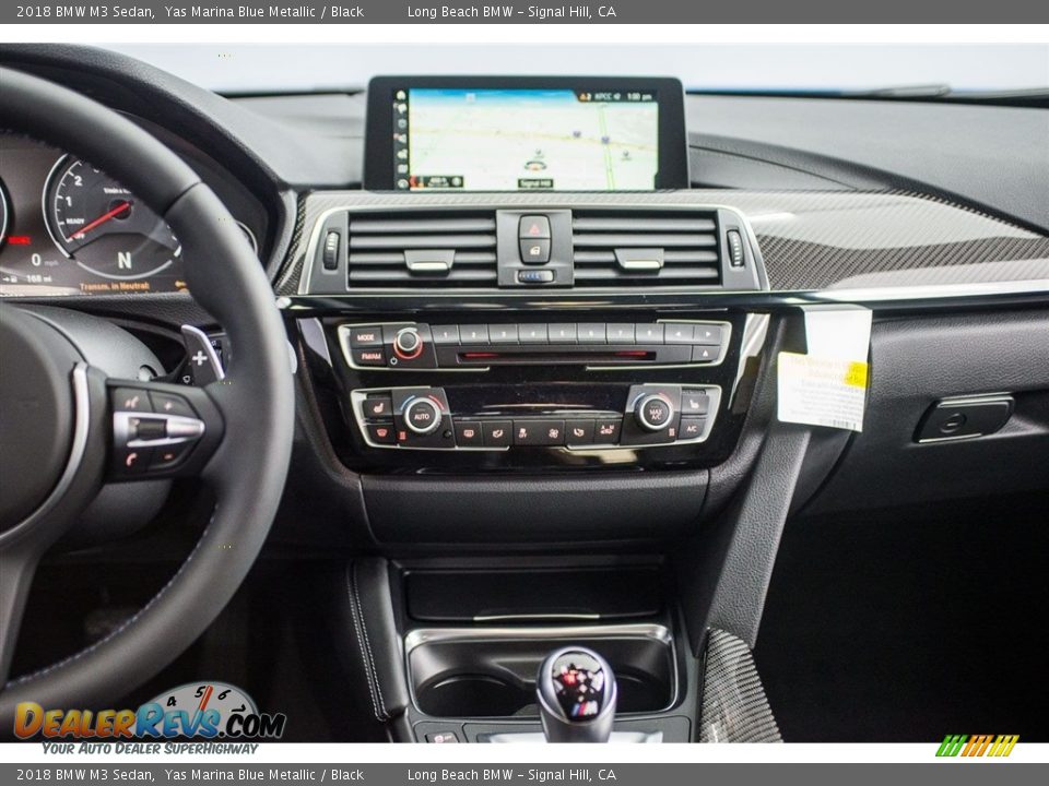 2018 BMW M3 Sedan Yas Marina Blue Metallic / Black Photo #5