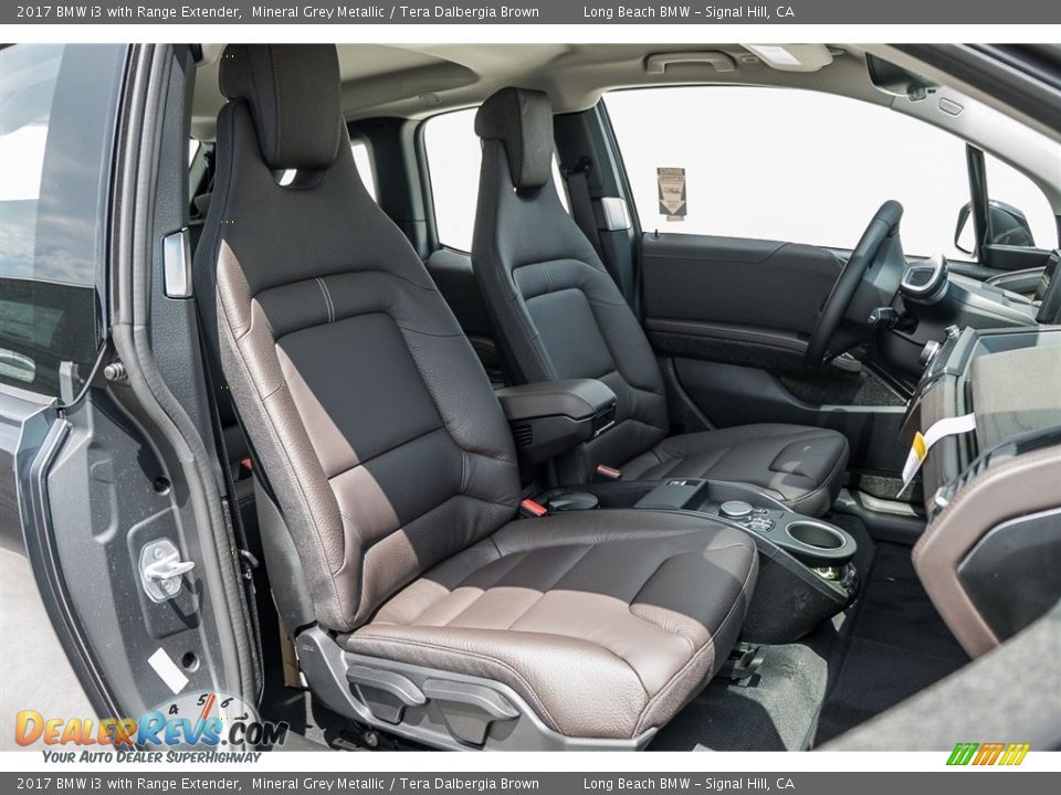 2017 BMW i3 with Range Extender Mineral Grey Metallic / Tera Dalbergia Brown Photo #2