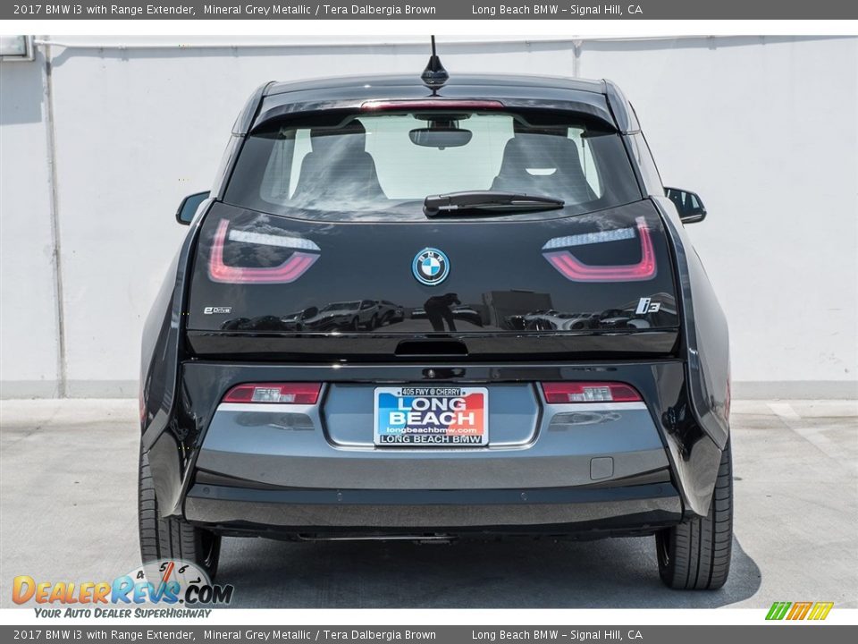 2017 BMW i3 with Range Extender Mineral Grey Metallic / Tera Dalbergia Brown Photo #3