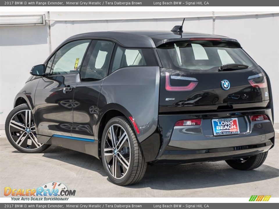 2017 BMW i3 with Range Extender Mineral Grey Metallic / Tera Dalbergia Brown Photo #4