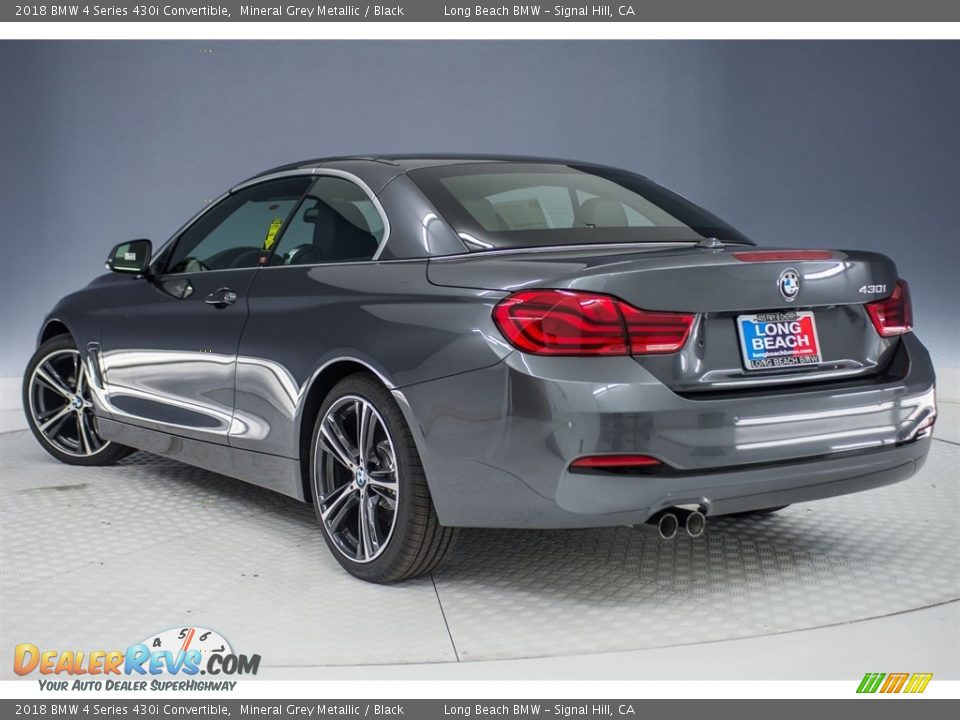2018 BMW 4 Series 430i Convertible Mineral Grey Metallic / Black Photo #3