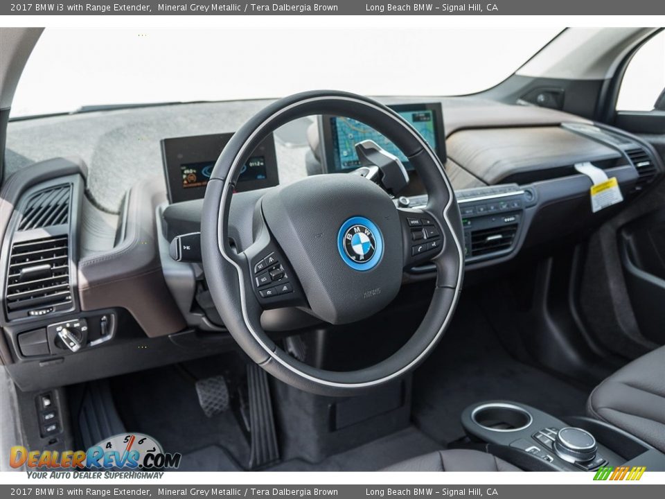 2017 BMW i3 with Range Extender Mineral Grey Metallic / Tera Dalbergia Brown Photo #5