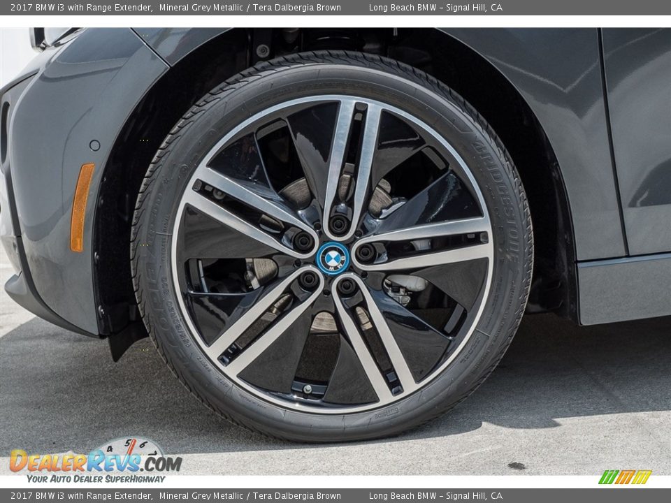2017 BMW i3 with Range Extender Mineral Grey Metallic / Tera Dalbergia Brown Photo #9