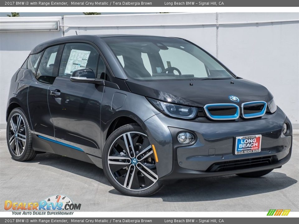 2017 BMW i3 with Range Extender Mineral Grey Metallic / Tera Dalbergia Brown Photo #11