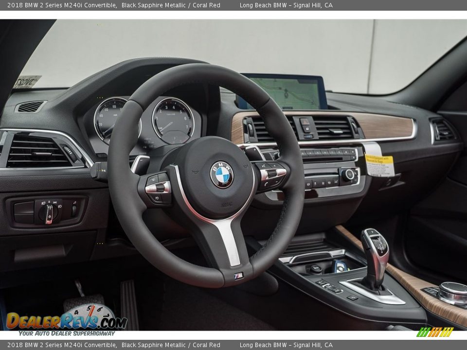 Dashboard of 2018 BMW 2 Series M240i Convertible Photo #5