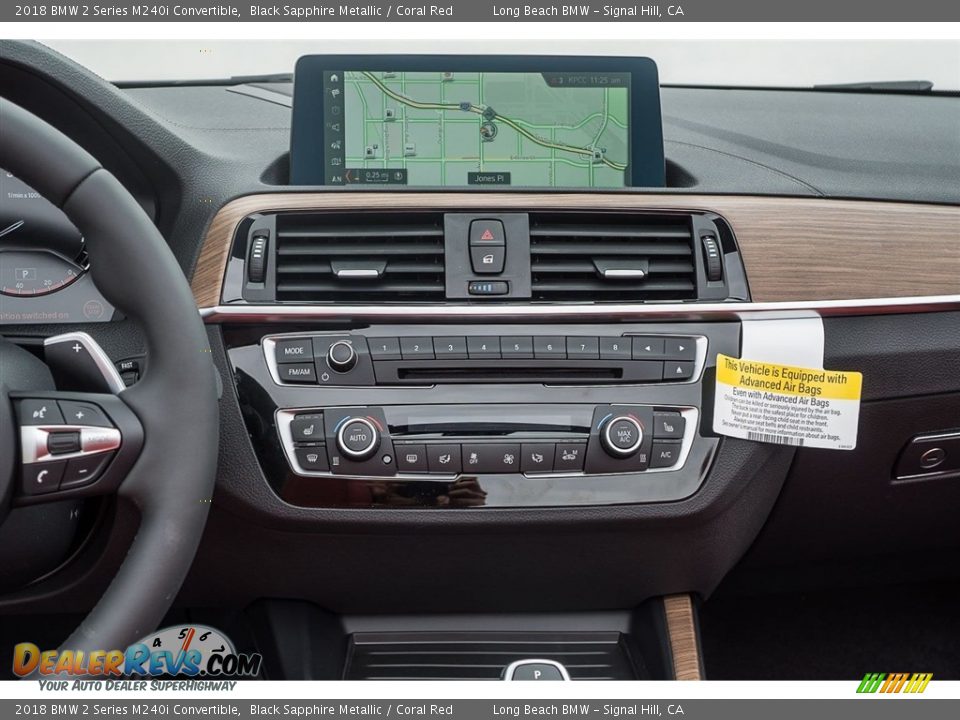 Controls of 2018 BMW 2 Series M240i Convertible Photo #6