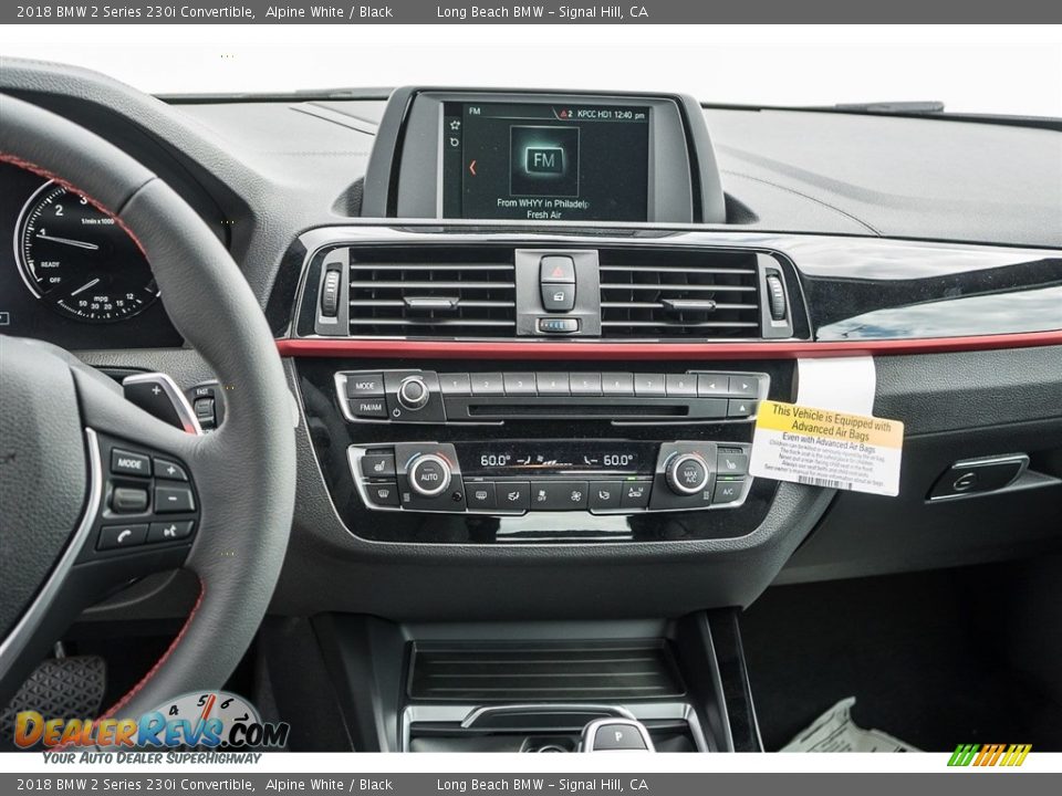 Controls of 2018 BMW 2 Series 230i Convertible Photo #6
