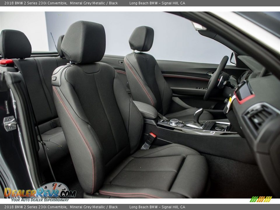 Black Interior - 2018 BMW 2 Series 230i Convertible Photo #2