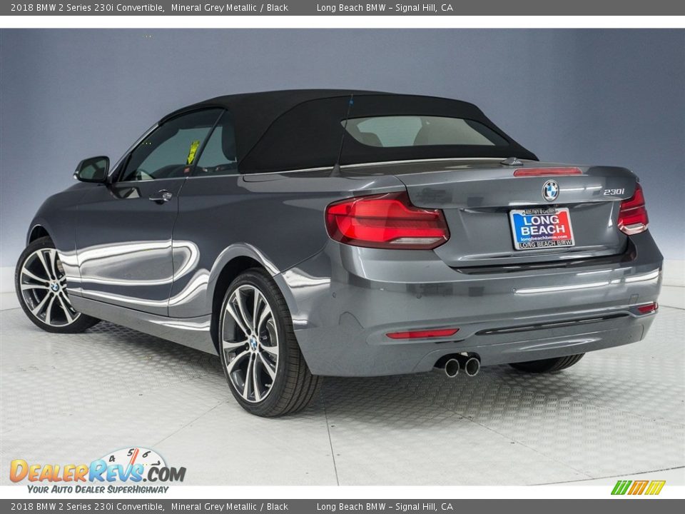 2018 BMW 2 Series 230i Convertible Mineral Grey Metallic / Black Photo #3