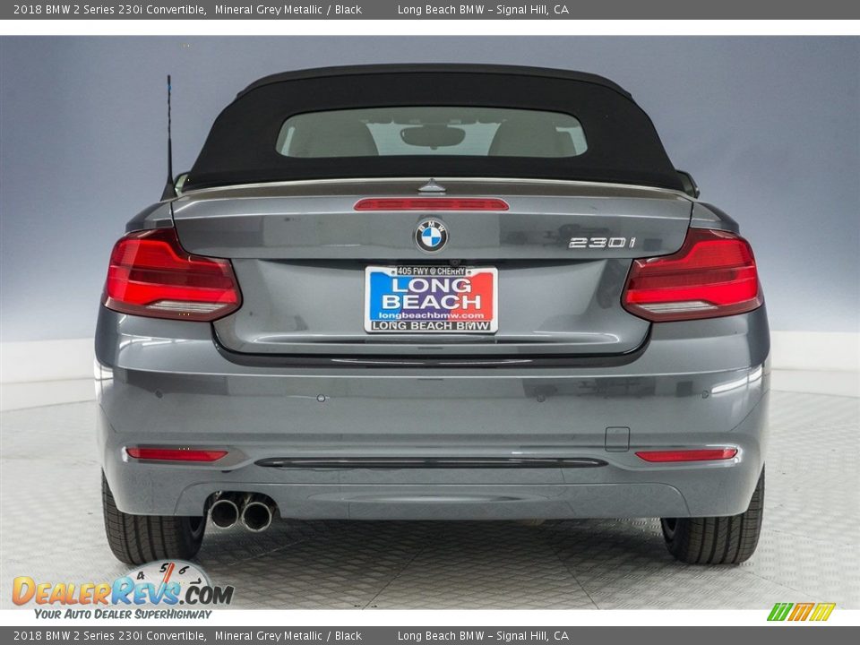 2018 BMW 2 Series 230i Convertible Mineral Grey Metallic / Black Photo #4
