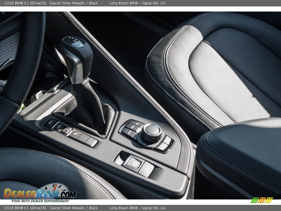 2018 BMW X1 sDrive28i Glacier Silver Metallic / Black Photo #6